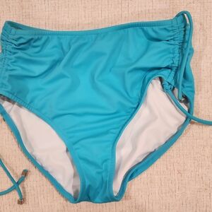 VENUS Blue Bikini Bottom with Adjustable Side Ties